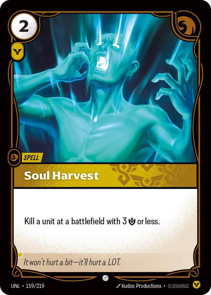 Soul Harvest UNL 159/219 Common