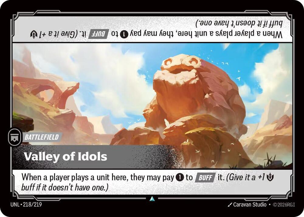 Valley of Idols UNL 218/219 Uncommon