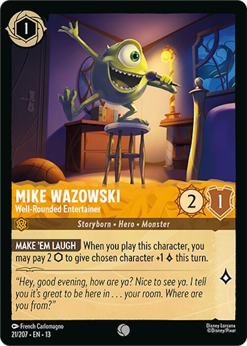 Mike Wazowski - Well-Rounded Entertainer 13 21/207 Common