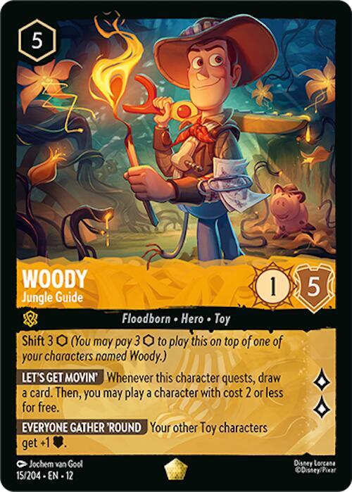 Woody - Jungle Guide 15/204 Legendary Wilds Unknown NM