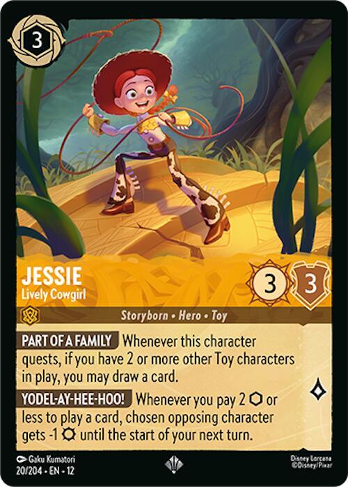 Jessie - Lively Cowgirl 20/204 Super Rare Wilds Unknown NM