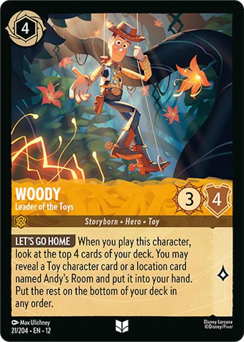 Woody - Leader of the Toys 21/204 Uncommon Wilds Unknown NM
