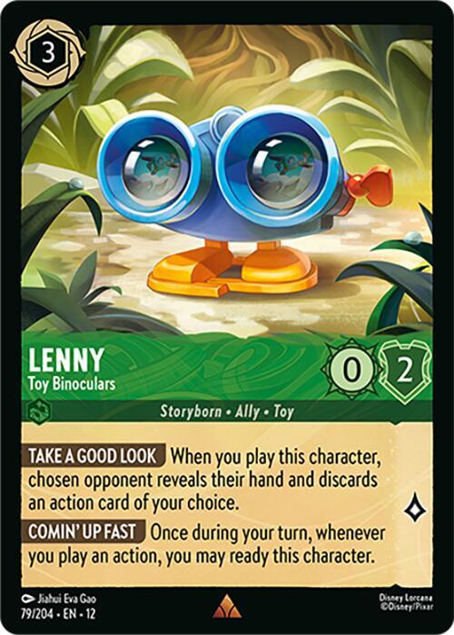 Lenny - Toy Binoculars 79/204 Rare Wilds Unknown NM
