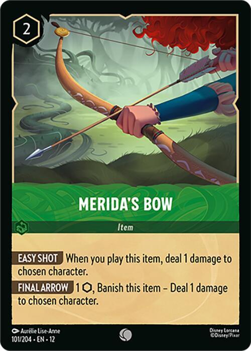 Merida's Bow 101/204 Common Wilds Unknown NM