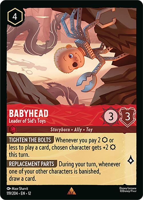 Babyhead - Leader of Sid's Toys 119/204 Rare Wilds Unknown