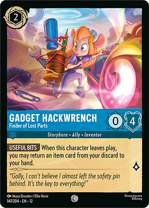 Gadget Hackwrench - Finder of Lost Parts 147/204 Common Wilds Unknown