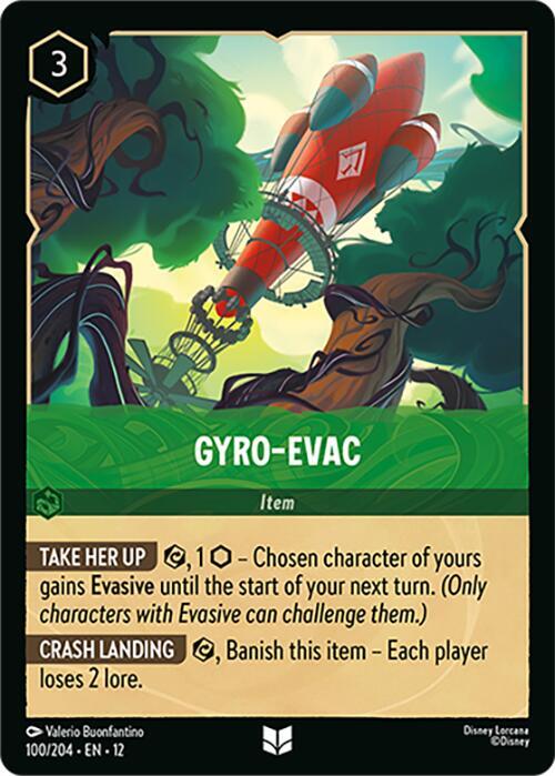 Gyro-Evac 100/204 Uncommon Wilds Unknown NM