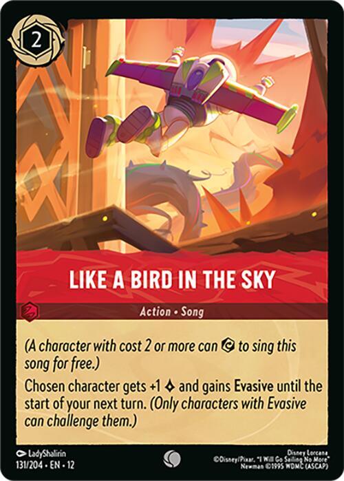 Like A Bird In the Sky 131/204 Common Wilds Unknown NM
