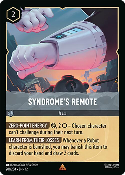 Syndrome's Remote 201/204 Rare Wilds Unknown NM