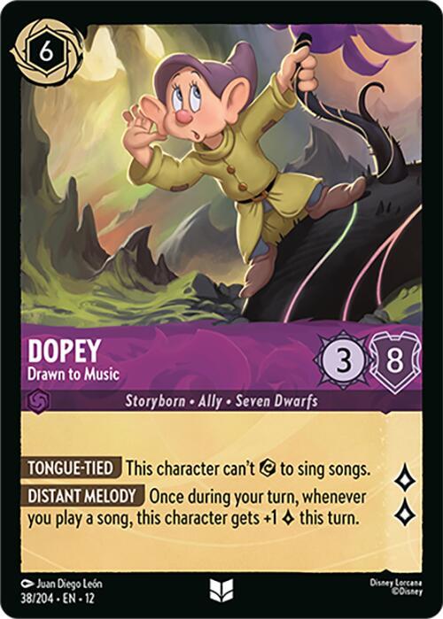 Dopey - Drawn to Music 38/204 Uncommon Wilds Unknown