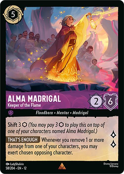 Alma Madrigal - Keeper of the Flame 58/204 Rare Wilds Unknown