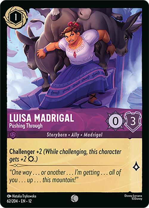 Luisa Madrigal - Pushing Through 62/204 Common Wilds Unknown NM