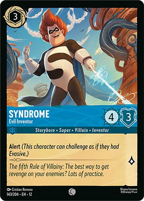 Syndrome - Evil Inventor 143/204 Common Wilds Unknown NM
