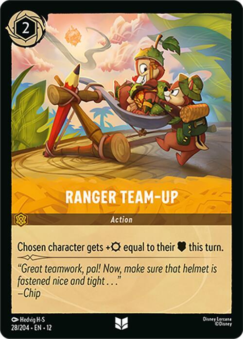 Ranger Team-Up 28/204 Uncommon Wilds Unknown NM