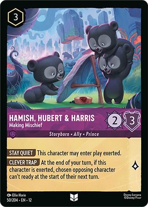 Hamish, Hubert & Harris - Making Mischief 50/204 Uncommon Wilds Unknown NM