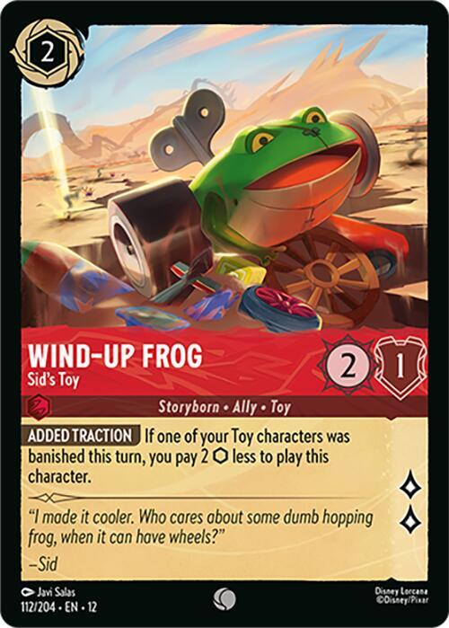 Wind-Up Frog - Sid's Toy 112/204 Common Wilds Unknown NM