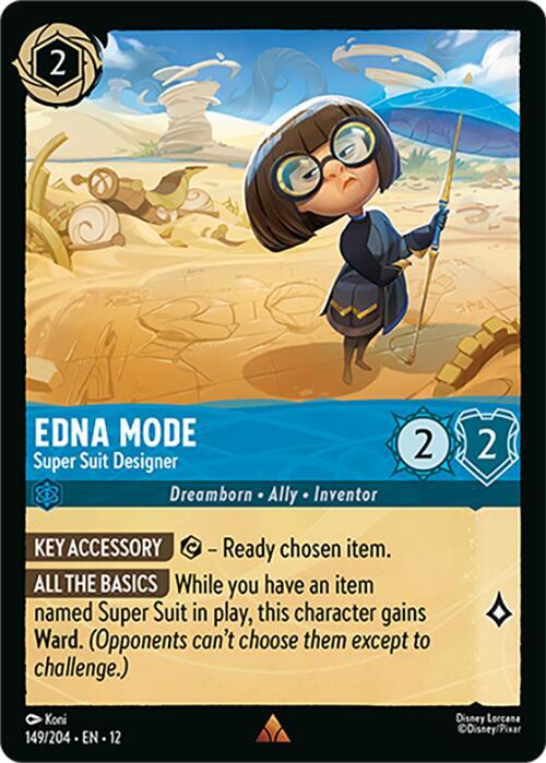 Edna Mode - Super Suit Designer 149/204 Rare Wilds Unknown