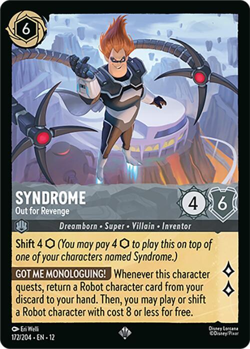 Syndrome - Out for Revenge 172/204 Super Rare Wilds Unknown NM