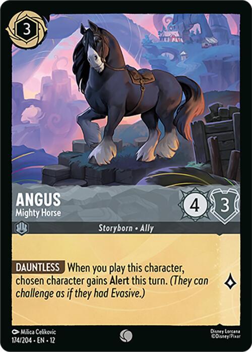 Angus - Mighty Horse 174/204 Common Wilds Unknown