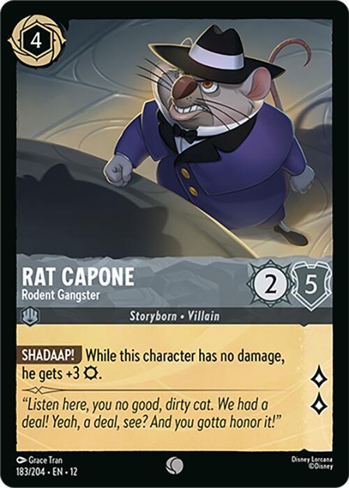 Rat Capone - Rodent Gangster 183/204 Common Wilds Unknown NM