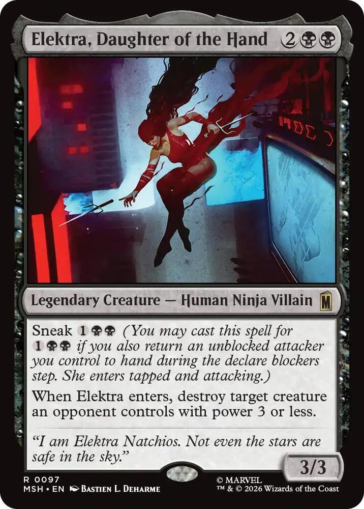 Elektra Daughter of the Hand MSH 97 R