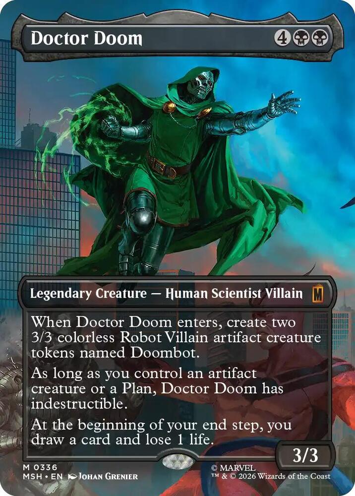 Doctor Doom Borderless 0336 MSH 336 M