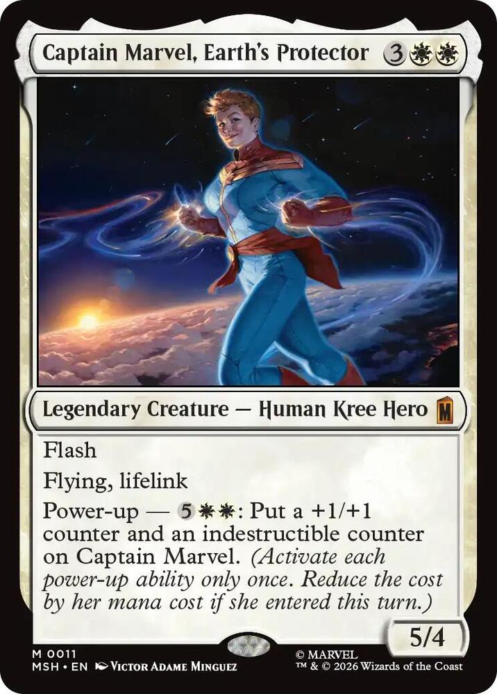Captain Marvel Earths Protector MSH 11 M