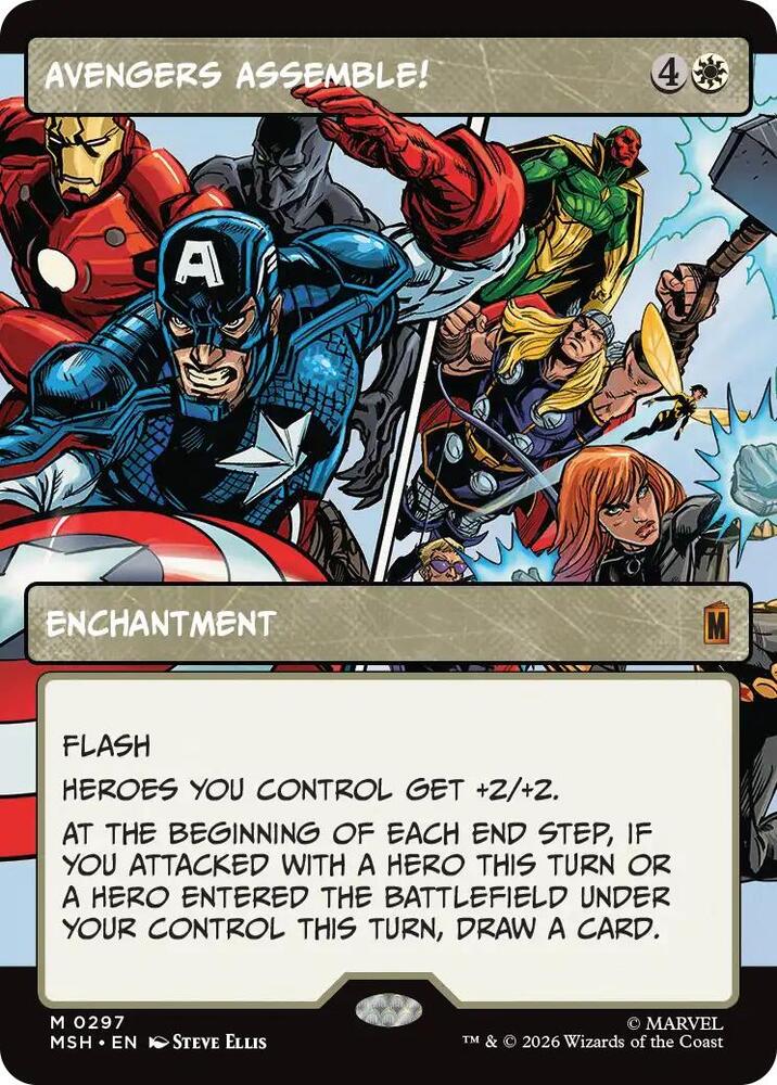 Avengers Assemble Borderless 0297 MSH 297 M