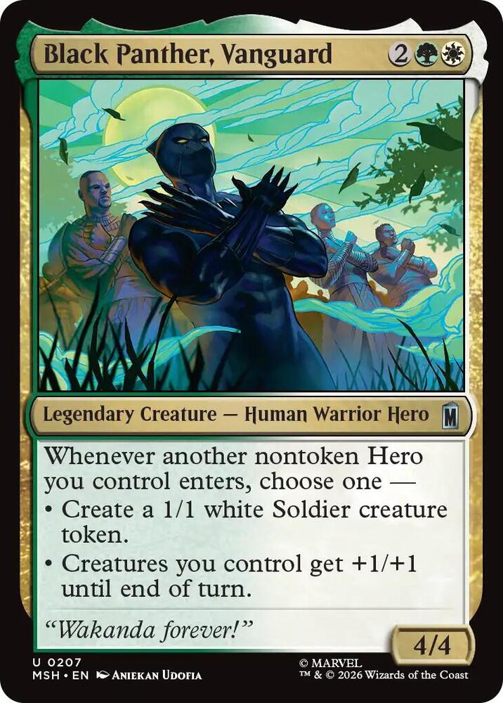 Black Panther Vanguard MSH 207 U