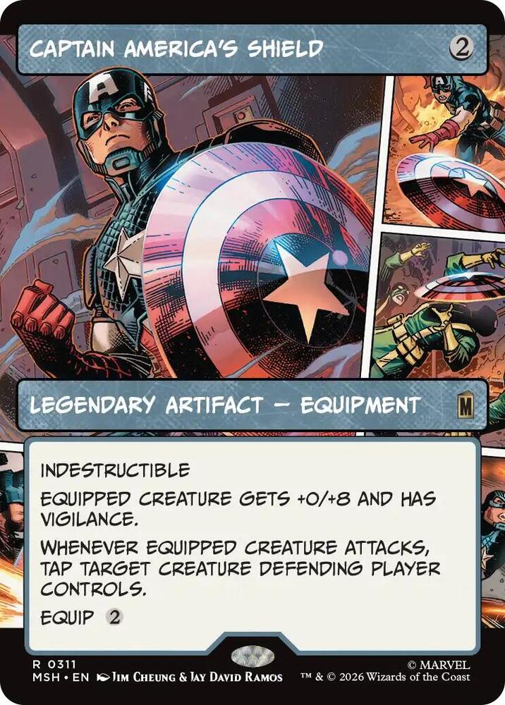 Captain Americas Shield Borderless 0311 MSH 311 R