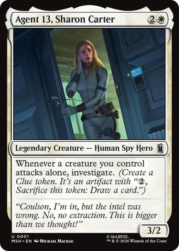 Agent 13 Sharon Carter MSH 1 U