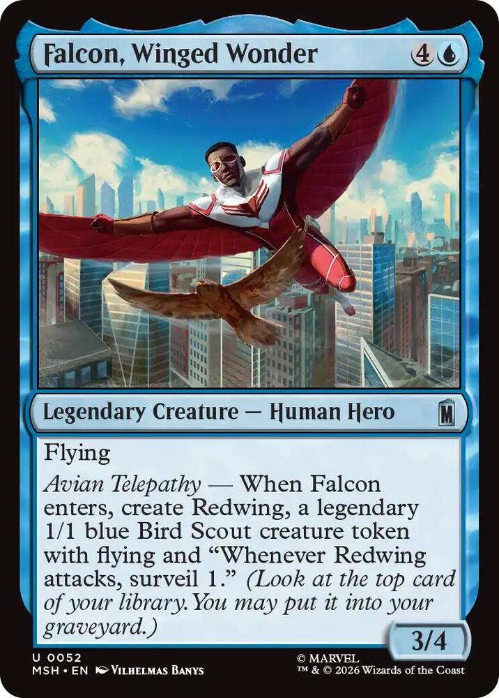Falcon Winged Wonder MSH 52 U