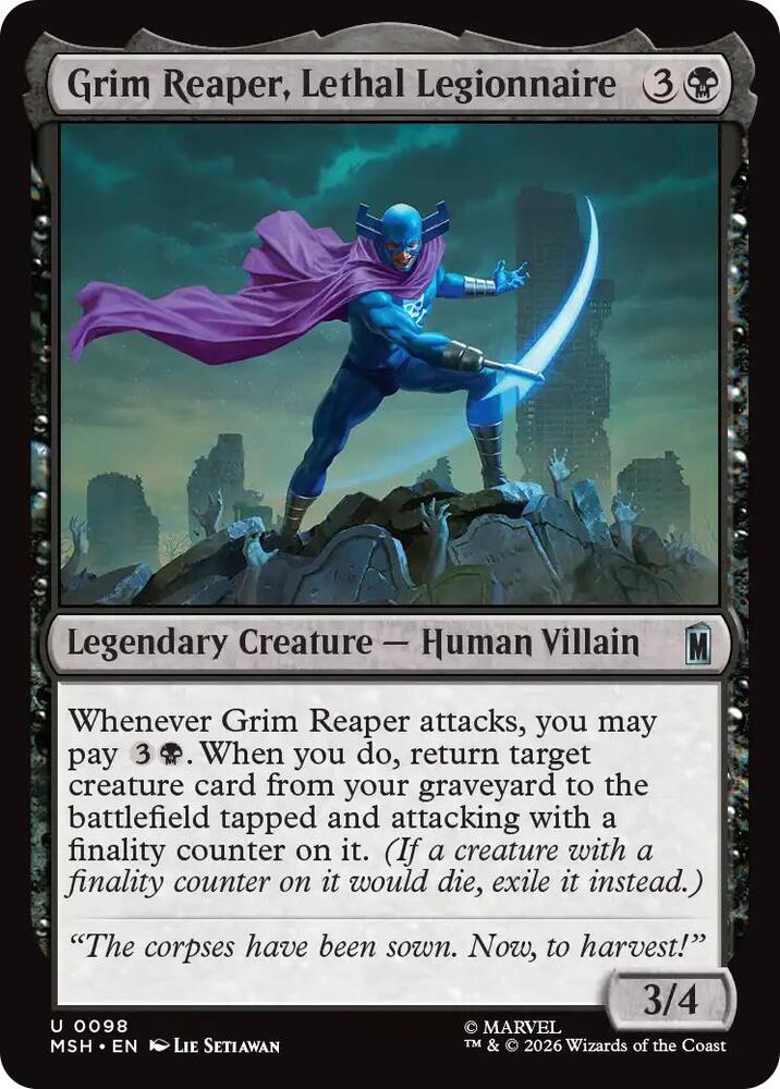 Grim Reaper Lethal Legionnaire MSH 98 U