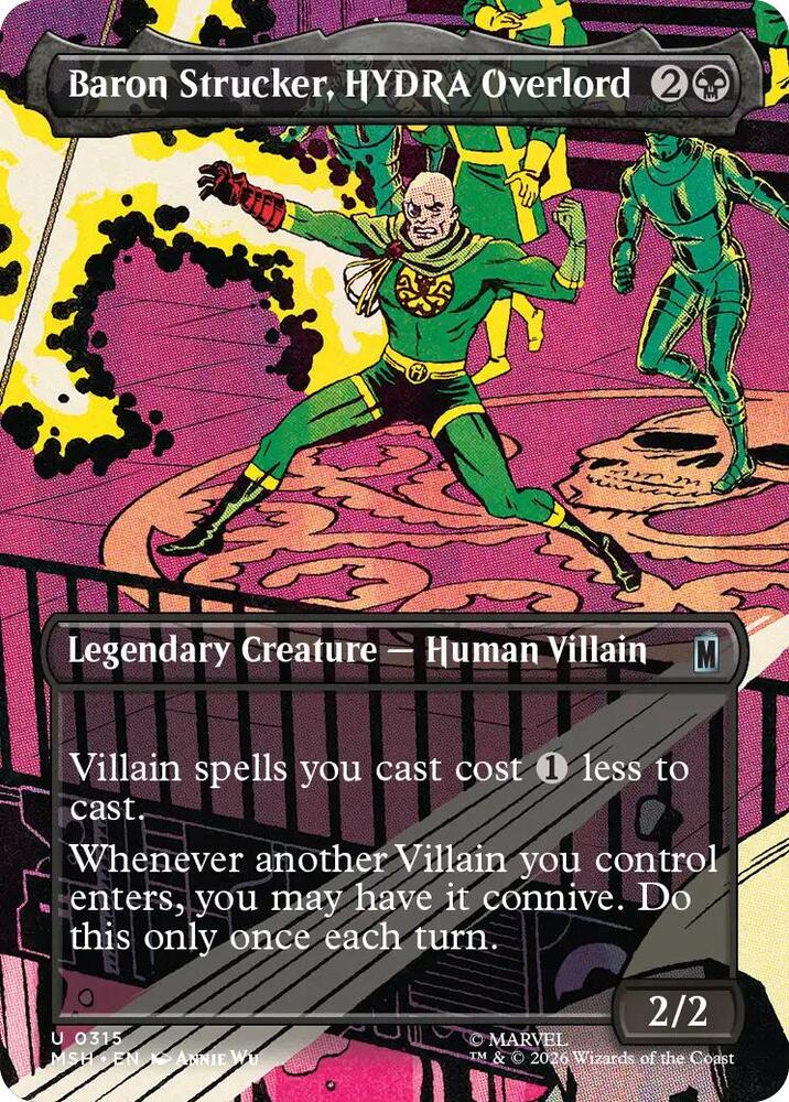 Baron Strucker HYDRA Overlord Borderless MSH 315 U