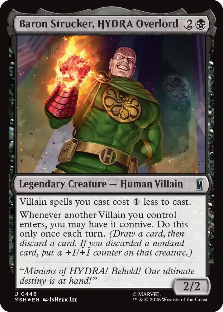 Baron Strucker HYDRA Overlord Surge Foil MSH 446 U
