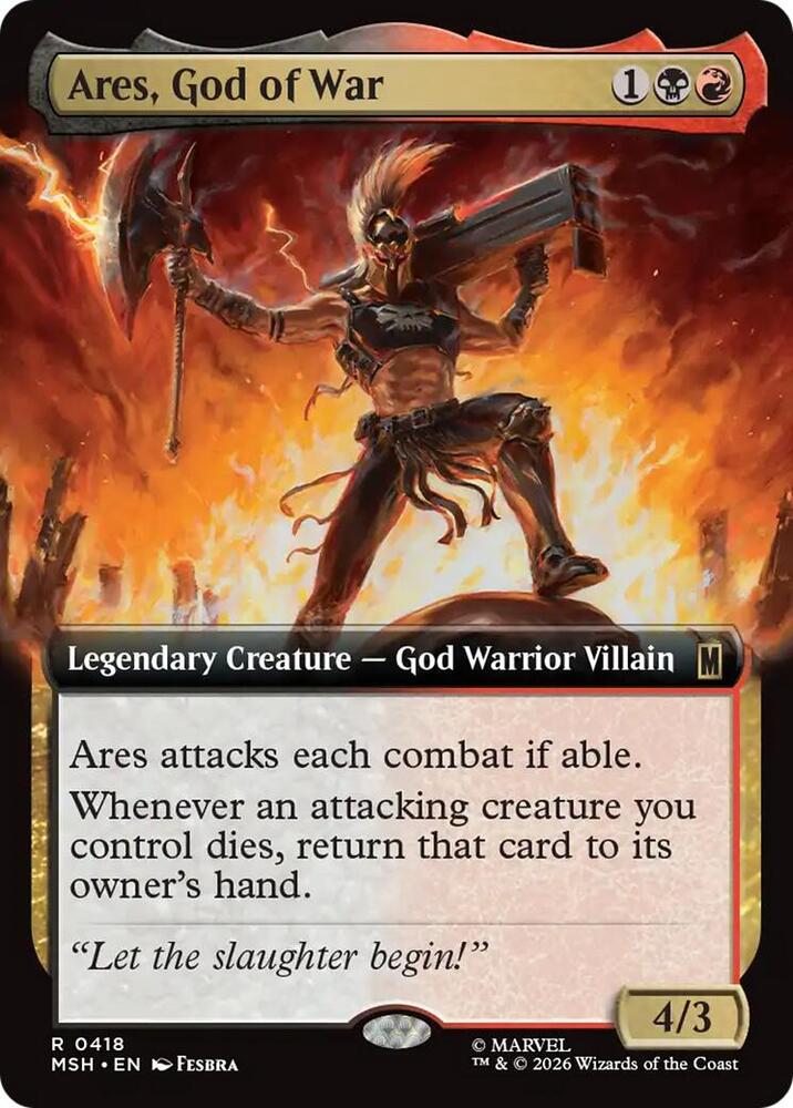 Ares God of War Extended Art MSH 418 R