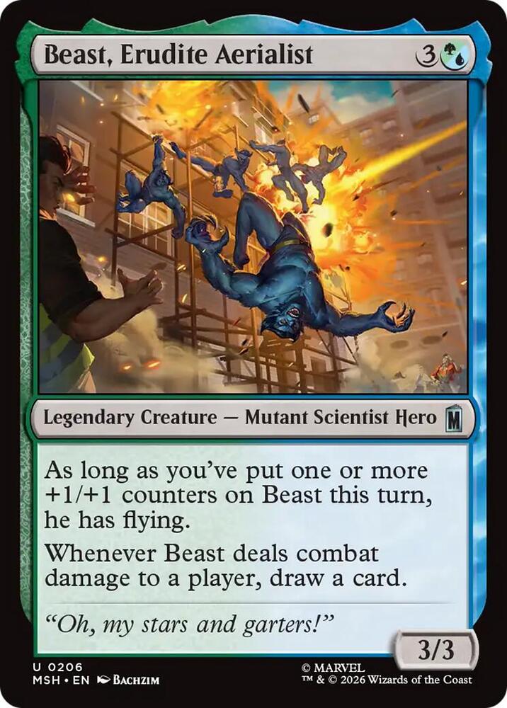 Beast Erudite Aerialist MSH 206 U