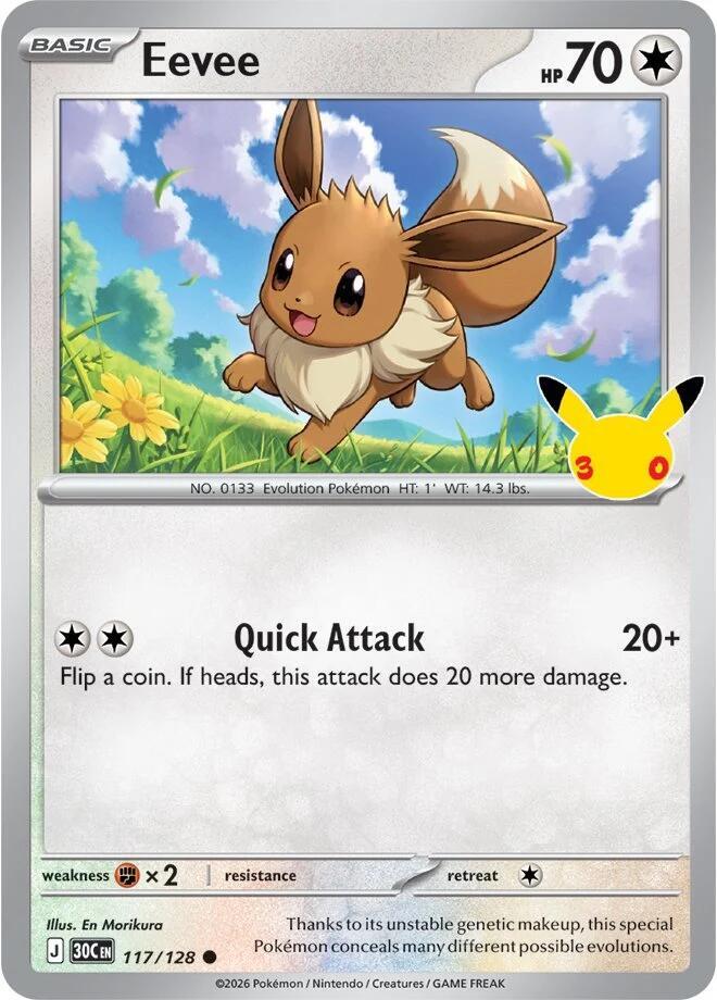 Eevee 30C 117/128 Common
