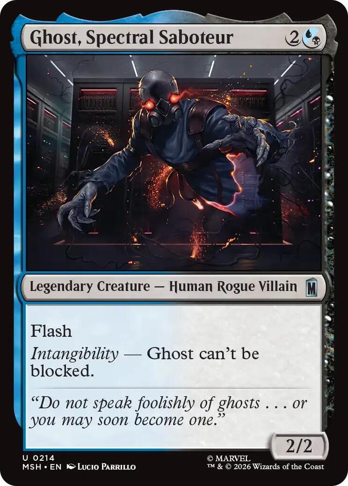 Ghost Spectral Saboteur MSH 214 U