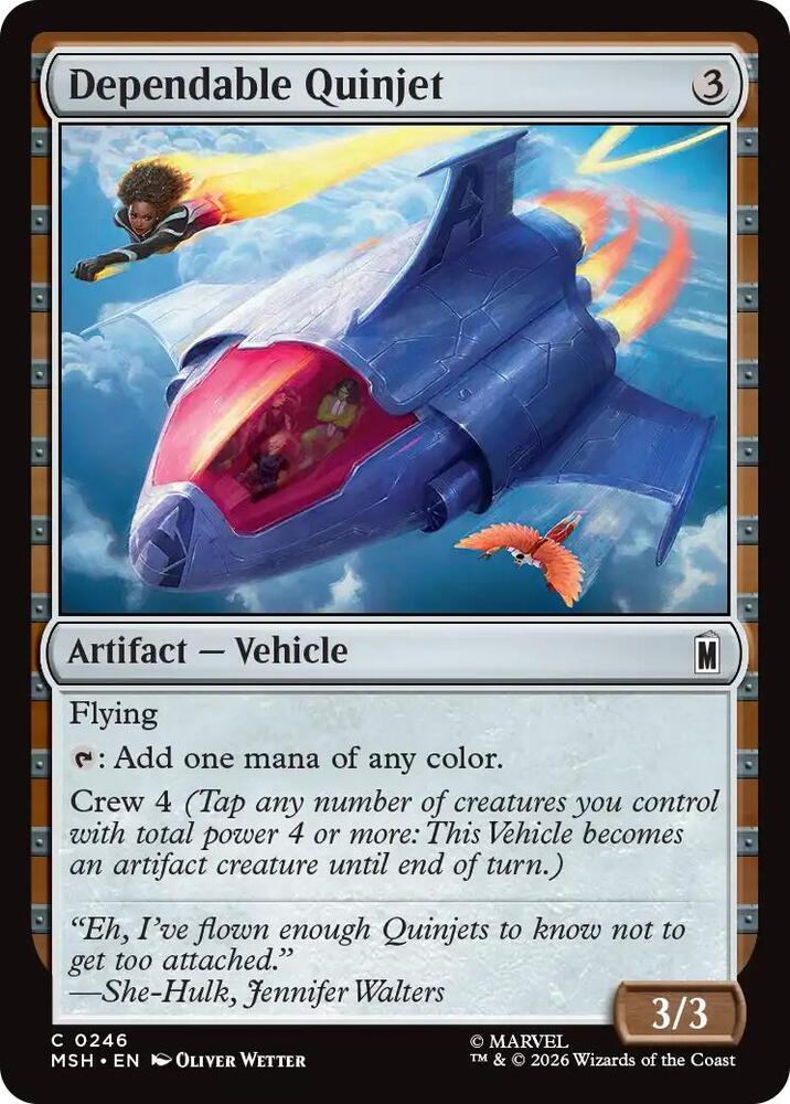 Dependable Quinjet MSH 246 C