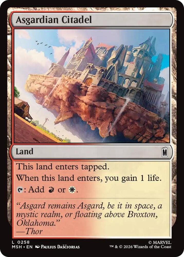 Asgardian Citadel MSH 258 L