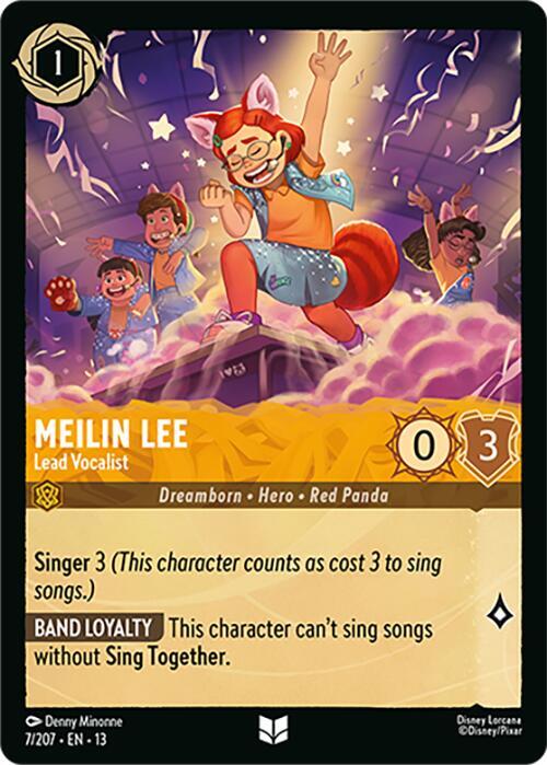 Meilin Lee - Lead Vocalist 13 7/207 Uncommon
