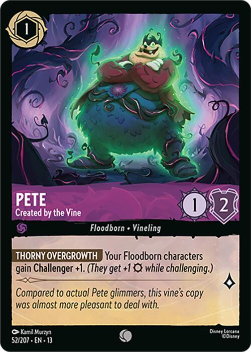 Pete - Created by the Vine 13 52/207 Common