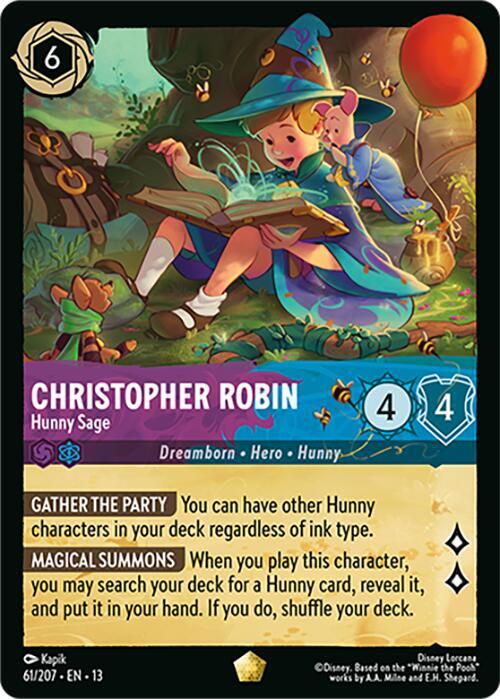 Christopher Robin - Hunny Sage 13 61/207 Legendary