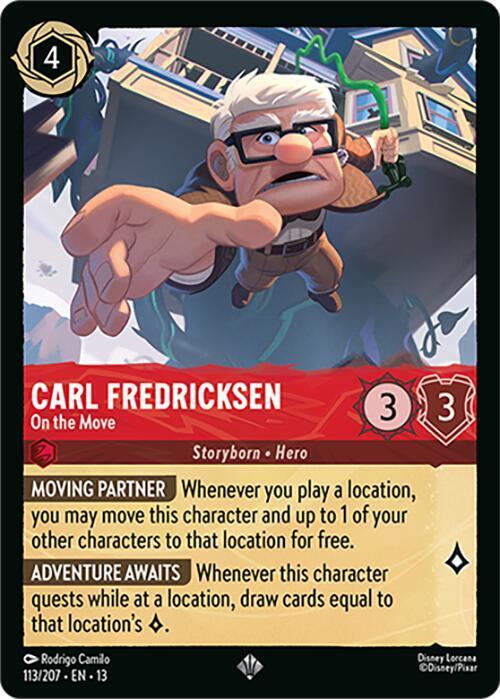 Carl Fredricksen - On the Move 13 113/207 Super Rare