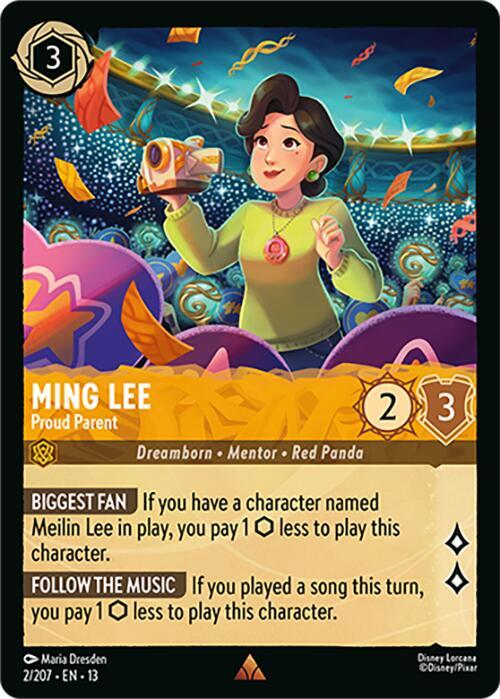 Ming Lee - Proud Parent 13 2/207 Rare