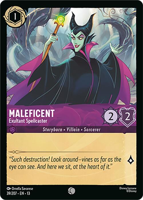 Maleficent - Exultant Spellcaster 13 39/207 Common
