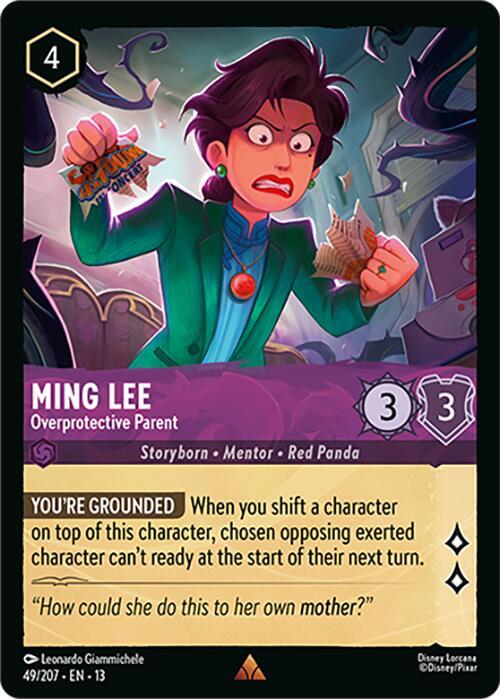 Ming Lee - Overprotective Parent 13 49/207 Rare