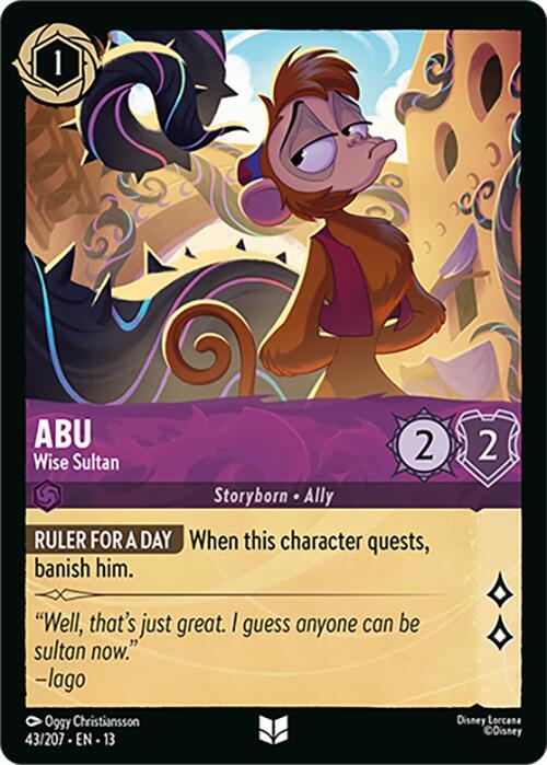 Abu - Wise Sultan 13 43/207 Uncommon