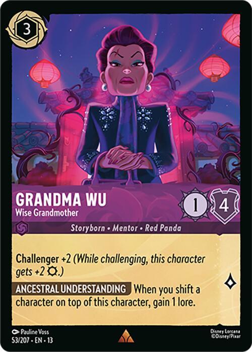 Grandma Wu - Wise Grandmother 13 53/207 Rare